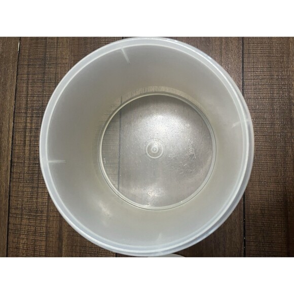 Tupperware Storage Containers #264 & 268 with Beige Lids Set of 2 Vtg. - Picture 9 of 12